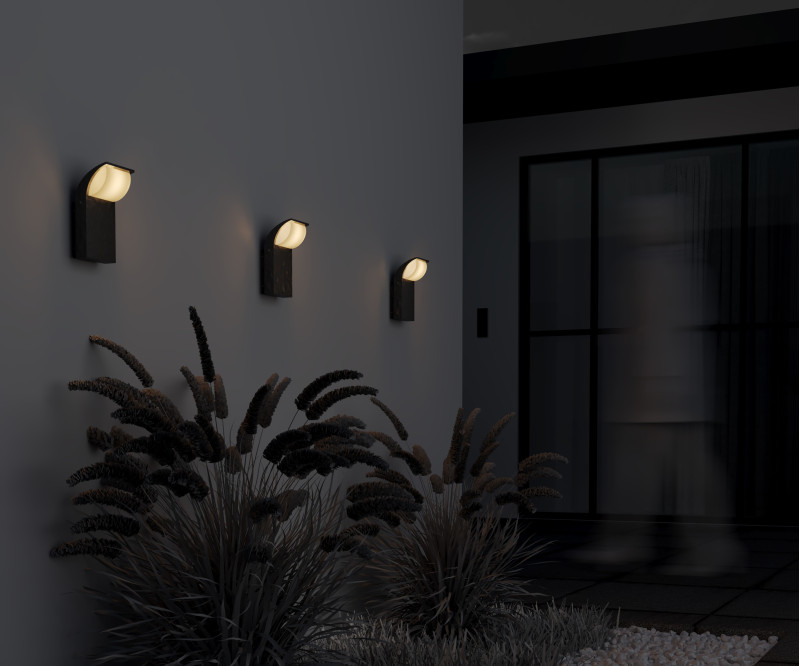 Светильник настенный 10*10,5*20 см, LED, 7W, 3000К, Maytoni Stock O446WL-L7GF3K серый