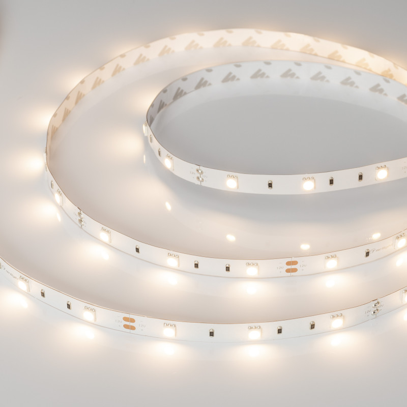 Лента RT-B30-10mm 12V Warm3000 (7.2 W/m, IP20, 5060, 5m) (Arlight, 7.2 Вт/м, IP20) 028582(2). Цена указана за 5 метров. Продается кратно 5 метрам.