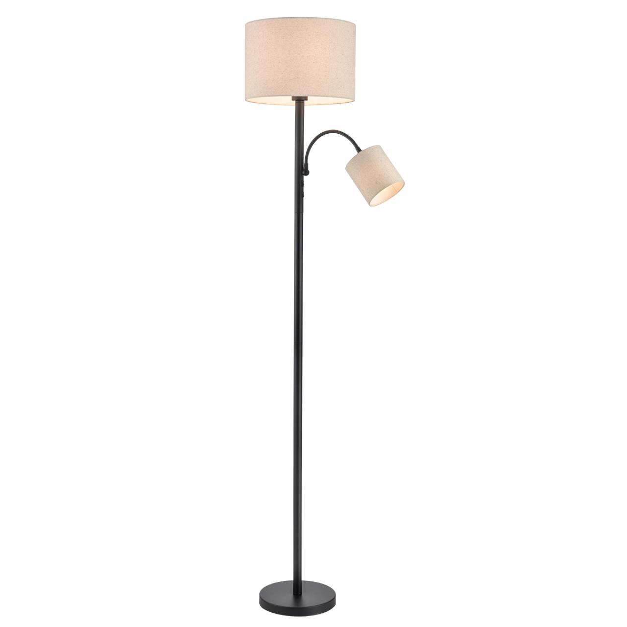 Торшер 30*53,5*161,8 см, 2*E27, E14 Lumion Kaya 8042/2F черный