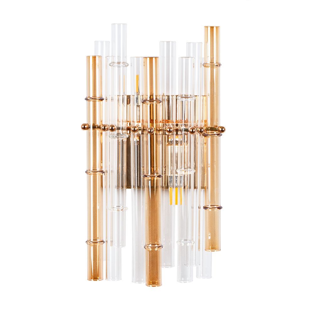 Бра 13*19*32- см, 2*G9*40W, Arte Lamp Crystalla A4111AP-2GO, Золото