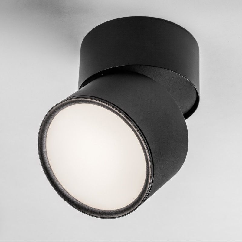 Спот *10*-11,2 см, *LED*12W, 3000/4000/6000K, Lightstar Acuto 215887, черный