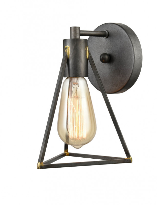 Бра 18*16*23 см, 1*E27 античный коричневый Vele Luce Storm VL6136W01