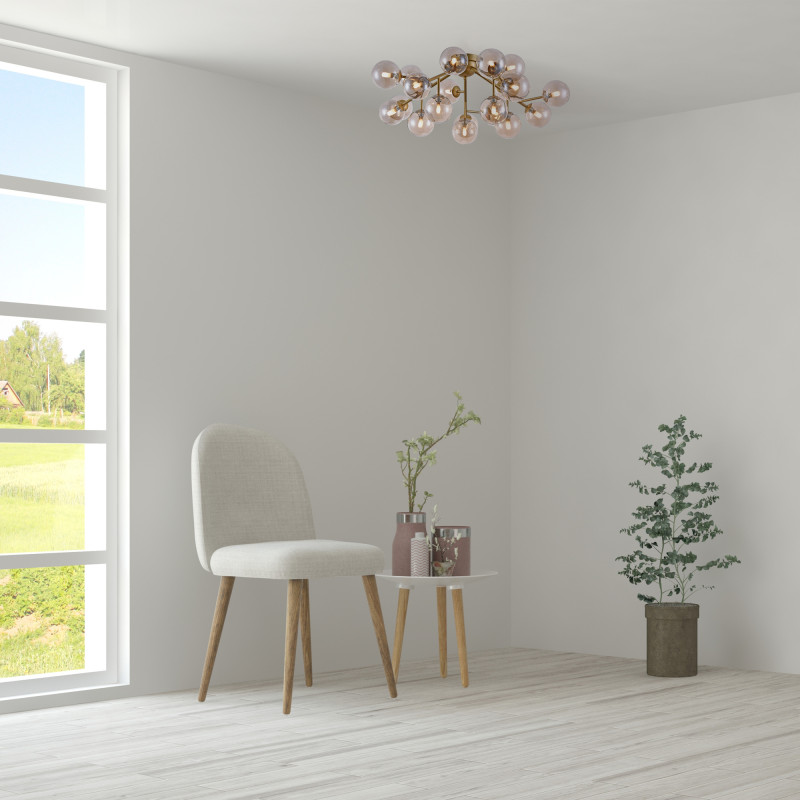Потолочная люстра Maytoni Dallas MOD545PL-20G, диаметр 75 см, золото