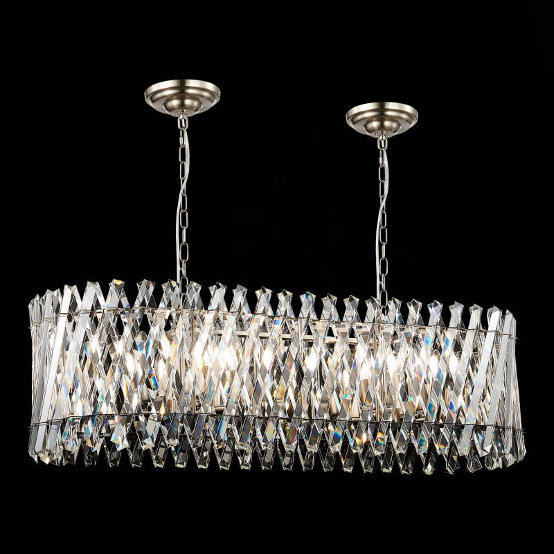 Люстра подвесная 100*35 см, ST LUCE FABIO SL1170.103.12 Никель