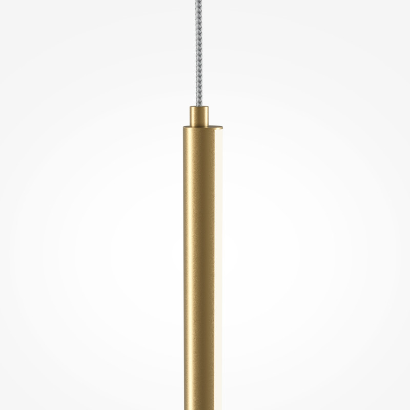 Подвесной светильник 1,7*1,7*415 см, LED, 15W, 3000К, Maytoni Halo MOD246PL-L24BSK1 латунный