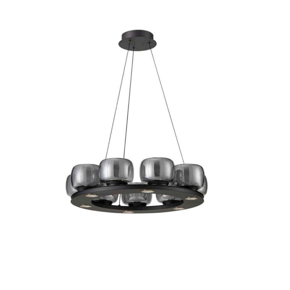 Подвесная люстра 60 см, 63W, 3000K, Aployt Yudzheni APL.862.03.63, черный