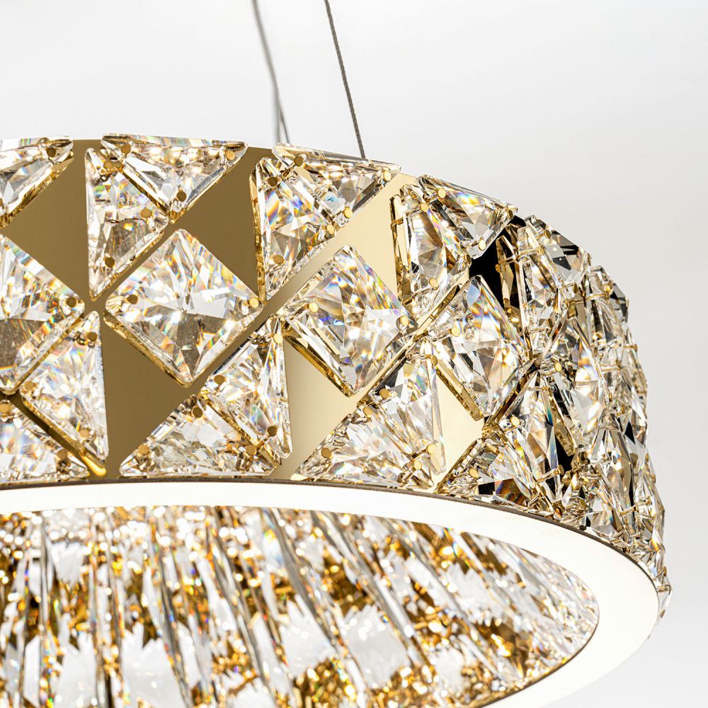 Люстра *40*10 см, LED*39W, 3000-6000K, Modelux  ML.335.400 GD, Золото