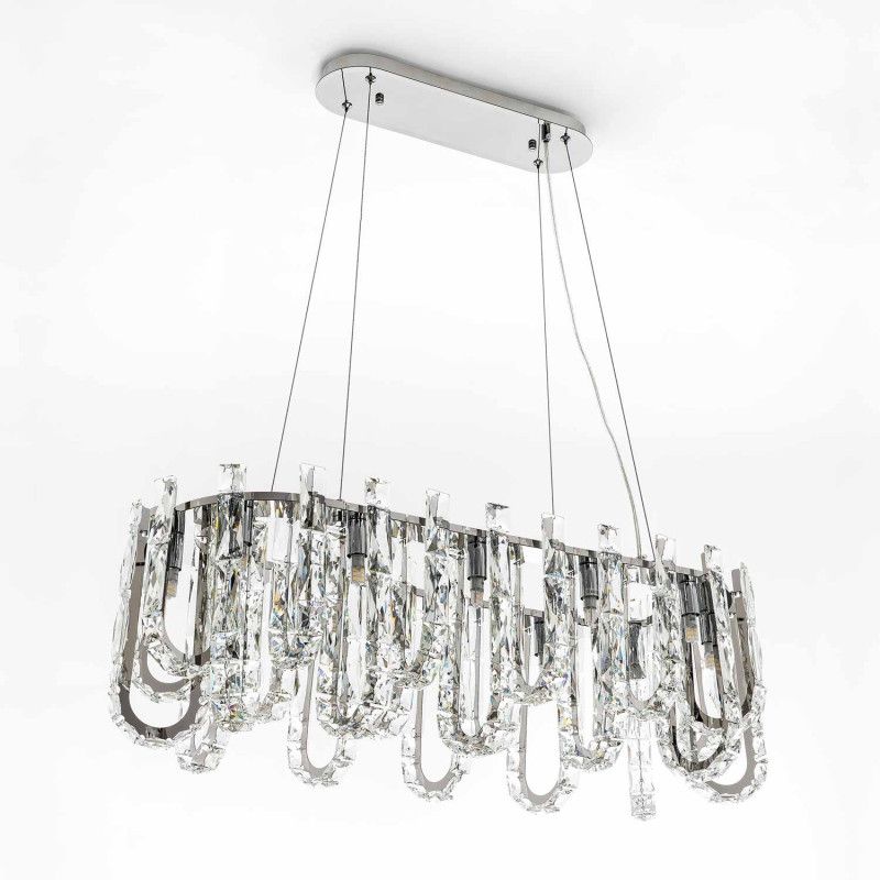 Подвесная люстра 32*80 см MODELUX ML.6621.12 CR хром