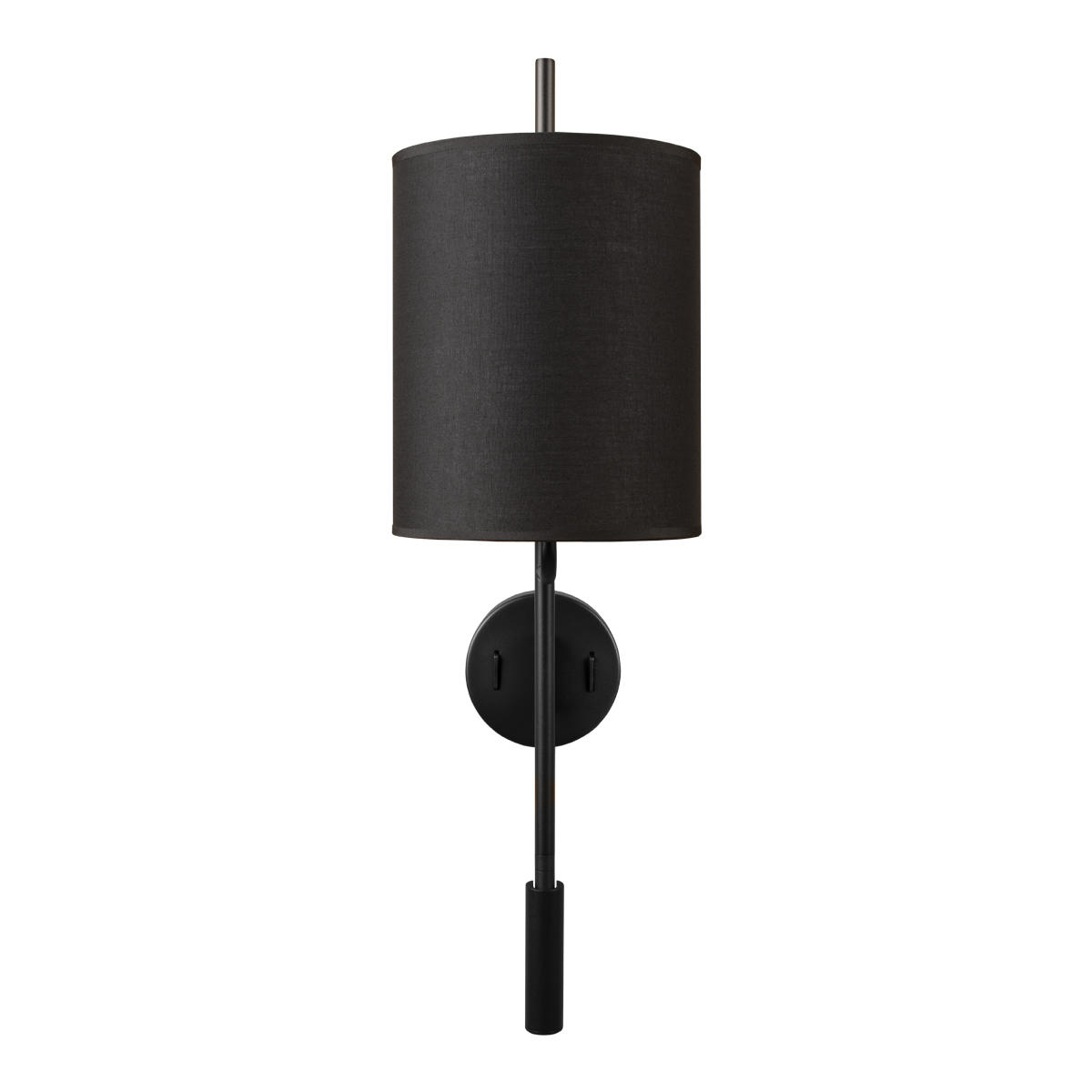 Настенный светильник 18*58 см, 2*E27+LED*1X40W + 1X3W 3200K LOFT IT Ritz 10253W/B Black черный