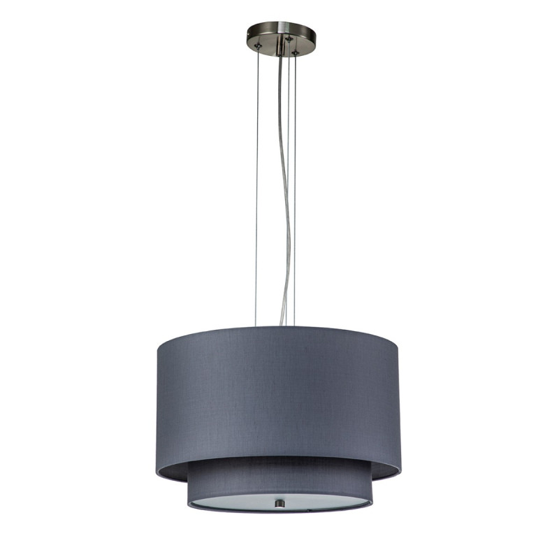 Подвесной светильник 400*400*270/1770 мм, 1*E27 никель Indigo Nebbia V000354, 13020/1P Nickel