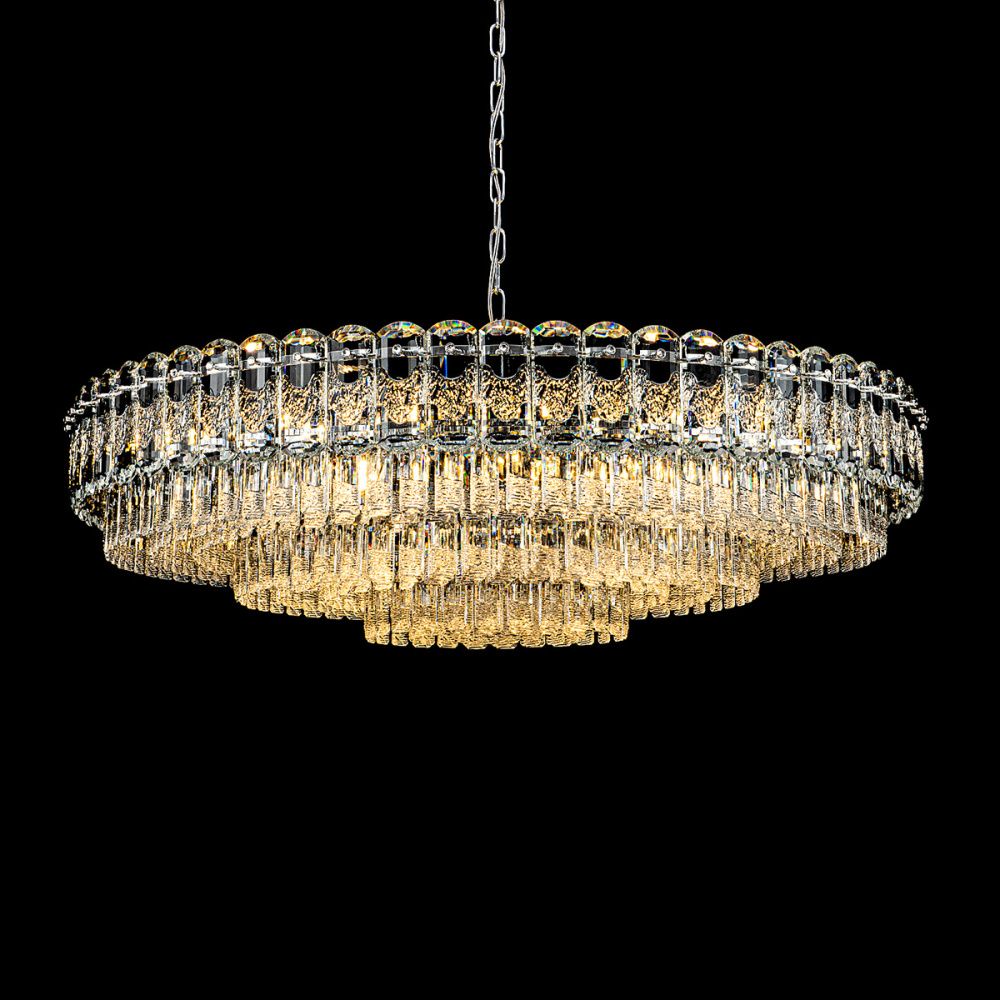 Люстра 100 см, 22*Е14*40W, Modelux  ML.7092.1000 CR, Хром