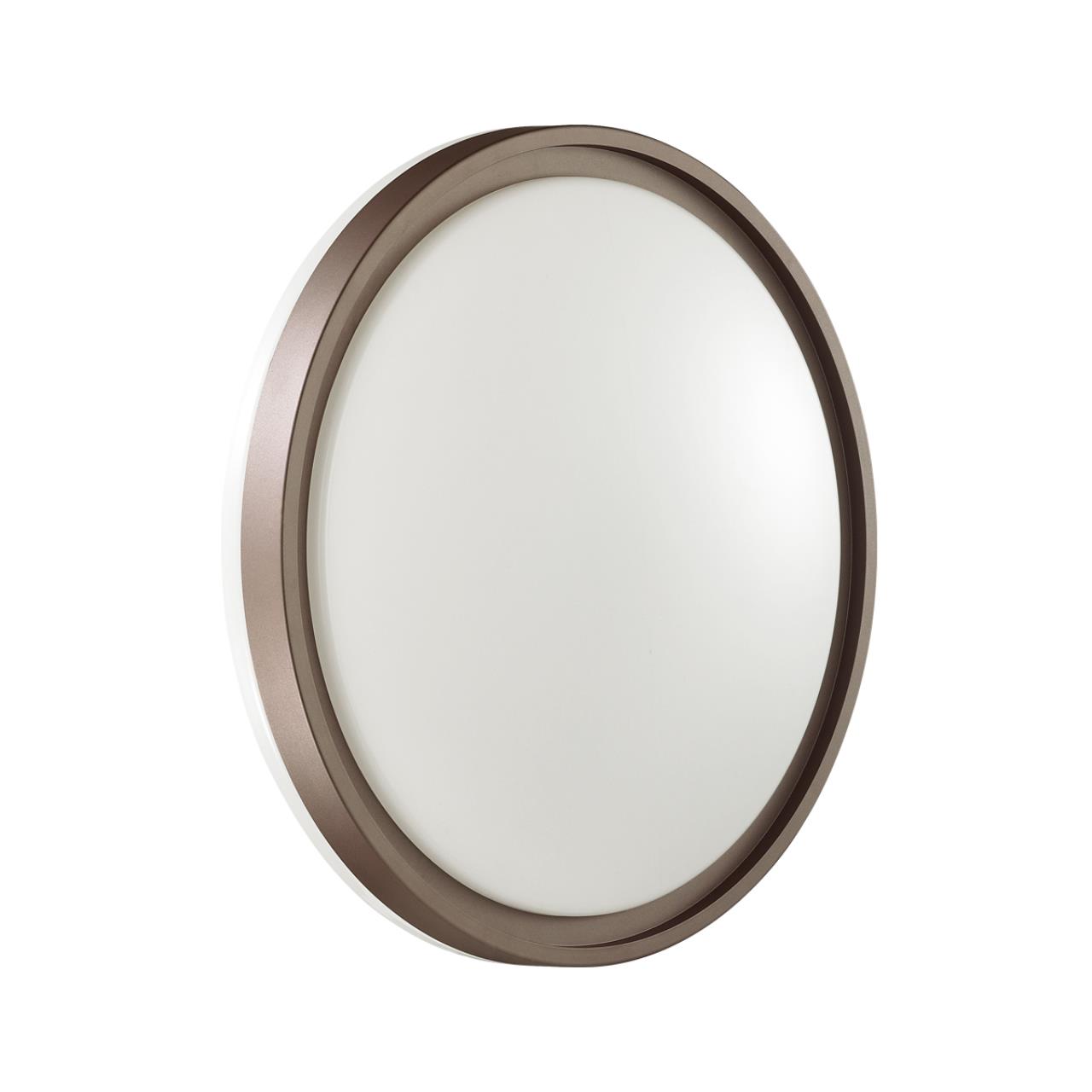 3044/CL PALE SN 028 Светильник пластик/белый/коричневый LED 30Вт 4000К D355 IP43 NAVIL