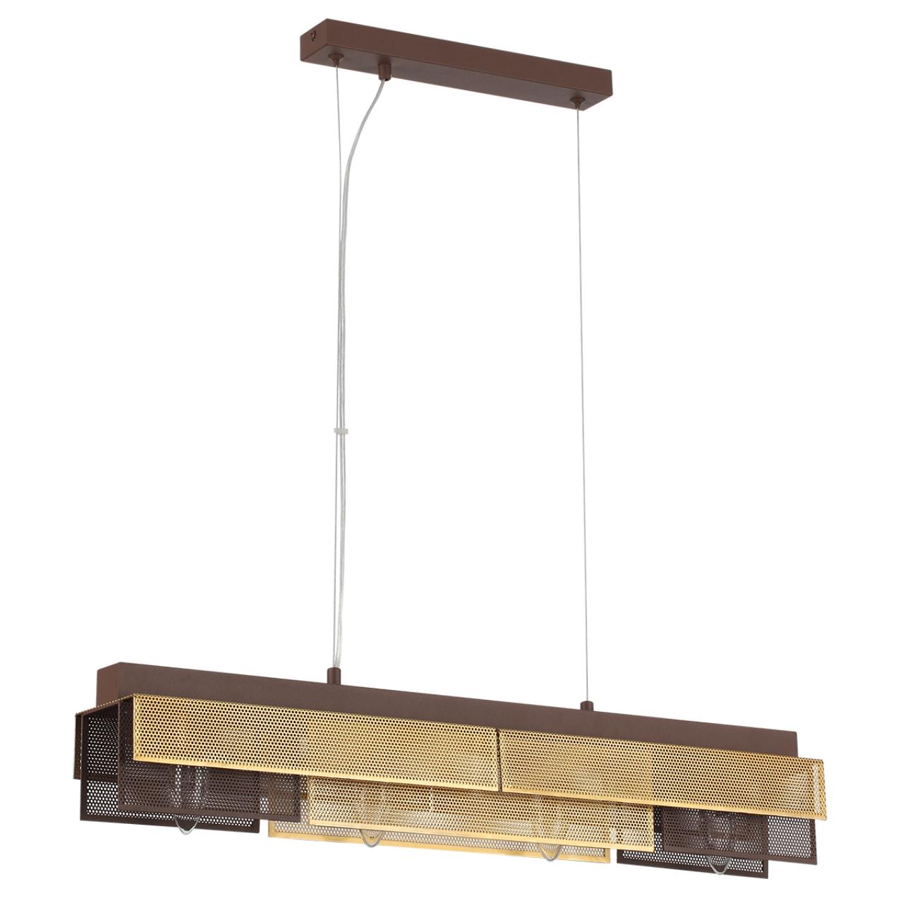 Светильник подвесной 11*69*167 см, 4*E14 Lumion DANA 8005/4A кофе, золотой