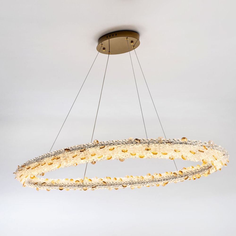 Подвесной светильник 120*53*35/140 см, LED 90W 3000-6000K MODESTYLE MS.5006.1200 GD золото