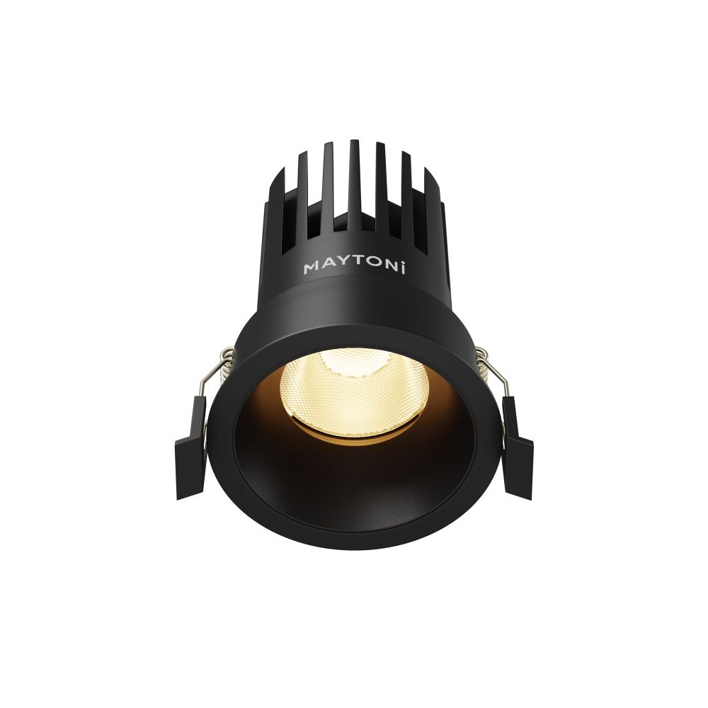 Встраиваемый светильник  DL117-15W-2.7K-B **-9,8 см, *LED*15W, K, Maytoni technical Dip DL117-15W-2.7K-B, Черный