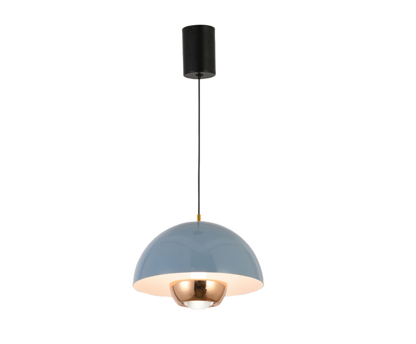 Светильник 23 см, 8W, 4000K, Kink Light 07524-23,05, черный-голубой