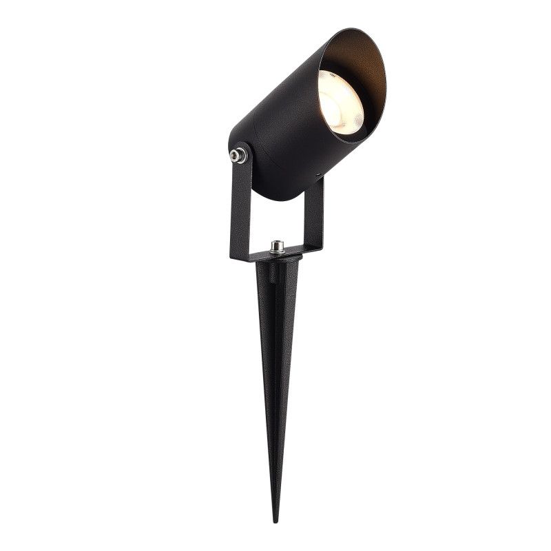 Грунтовый светильник *7,5*26,4 см, *LED*6W, 3000K, ST-Luce YARDO SL9014.405.01, черный