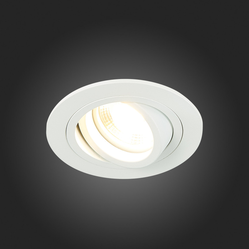 Встраиваемый светильник 9/8 см, GU10, IP20 ST LUCE ST251.518.01 Белый