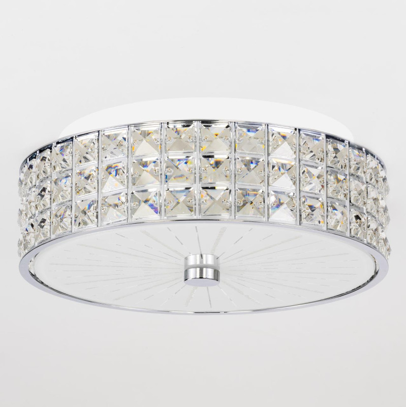 Светильник 31 см, 48W, 3000-5500K, Citilux CL32413G1, хром
