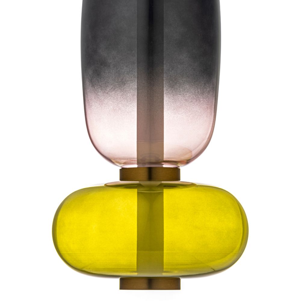 Люстра подвесная *17*69 см, Led лента*LED*16W, 4000K, Arti Lampadari Canzo Canzo L 1.P7 CL, золотой