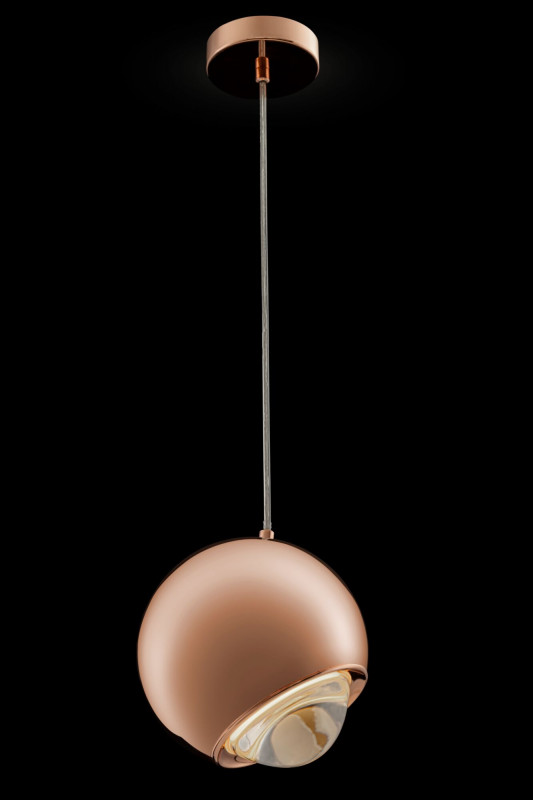 Светильник подвесной Maytoni Akis P065PL-L7RG3K, 7W LED, 3000K, розовое золото