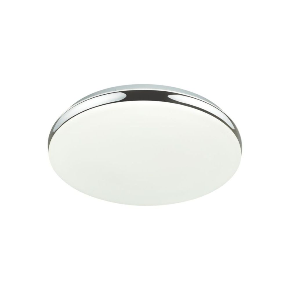 Настенно-потолочный светильник 34 см, 36W, 4000K, Sonex Tan Ringo 7600/CLN, белый-хром