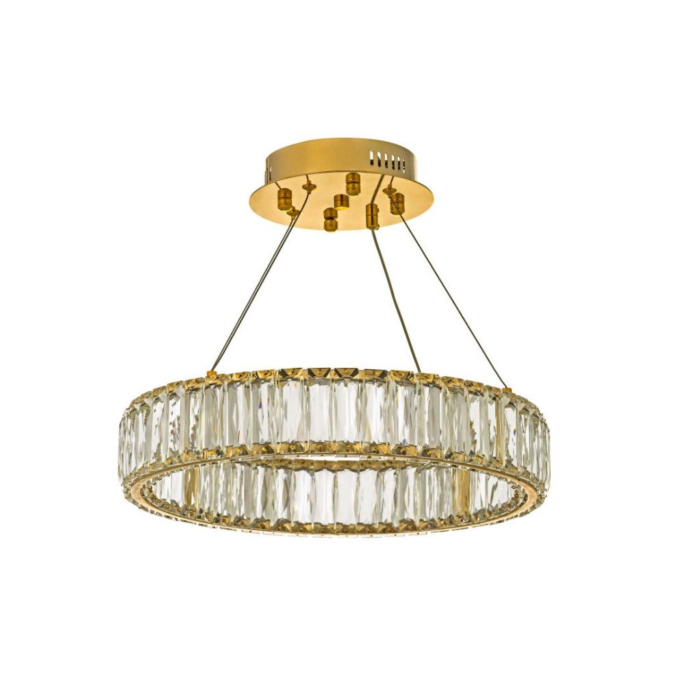Подвесной светильник *40* см, Led лента*LED*34W, 3000/6000K, Dio D`arte Caneva Caneva L 1.5.40.100 G, золотой
