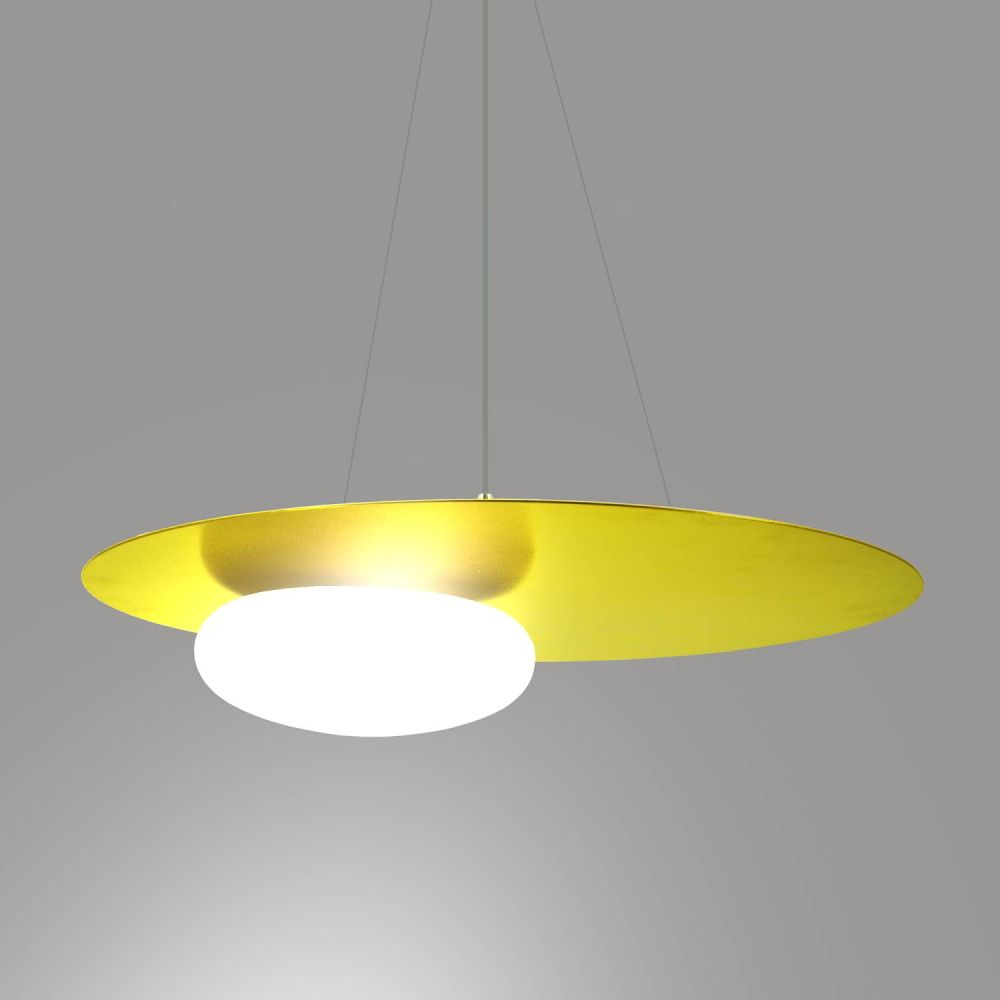 Светильник подвесной *12-180 см, 1*LED*6W, 3000K, Lightera Waddy LE140L-26G, золотой