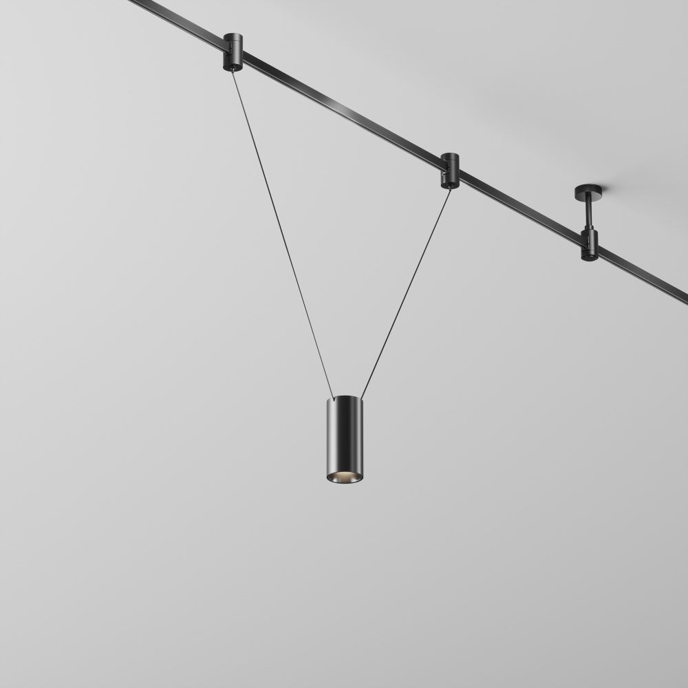 Трековый светильник  TR157-1-12W4K-B **-12 см, *LED*12W, 4000K, Maytoni technical FLARITY TR157-1-12W4K-B, Черный