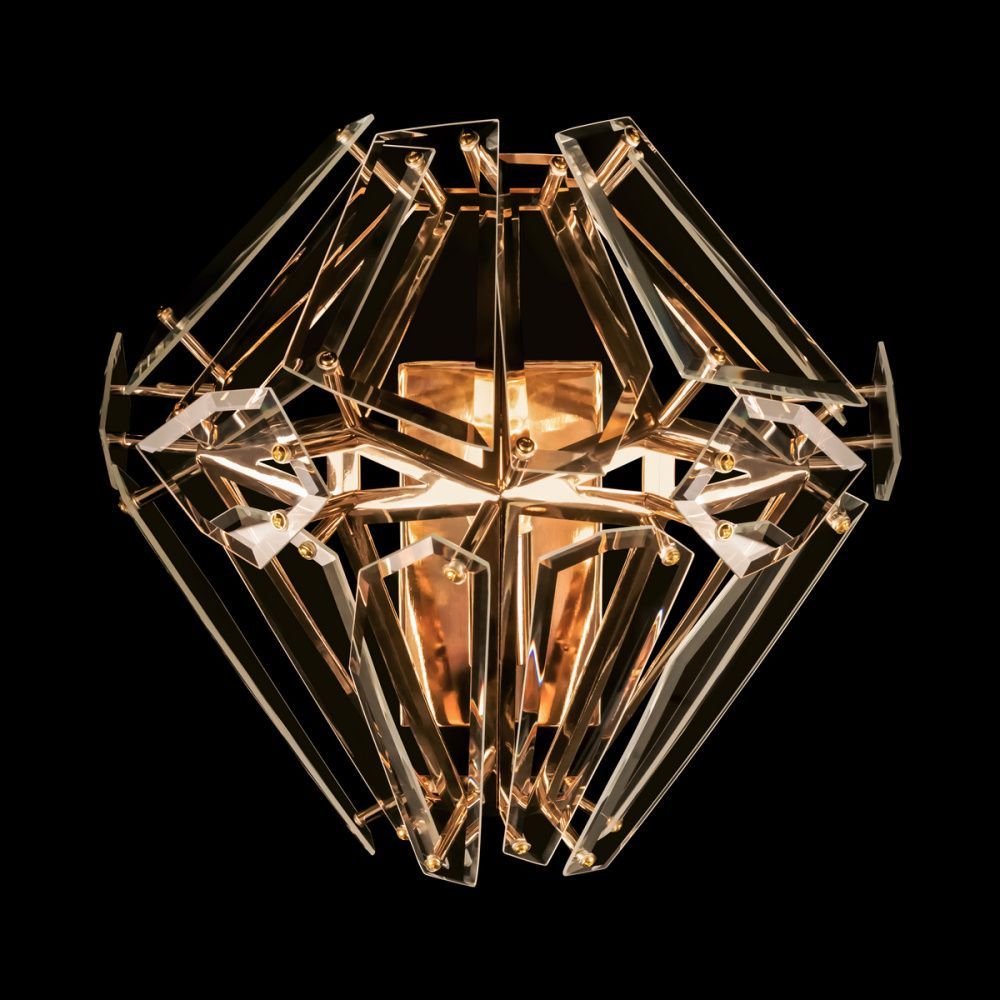 Настенный светильник 36 см, Loft IT Shard 10432W Clear, бронза