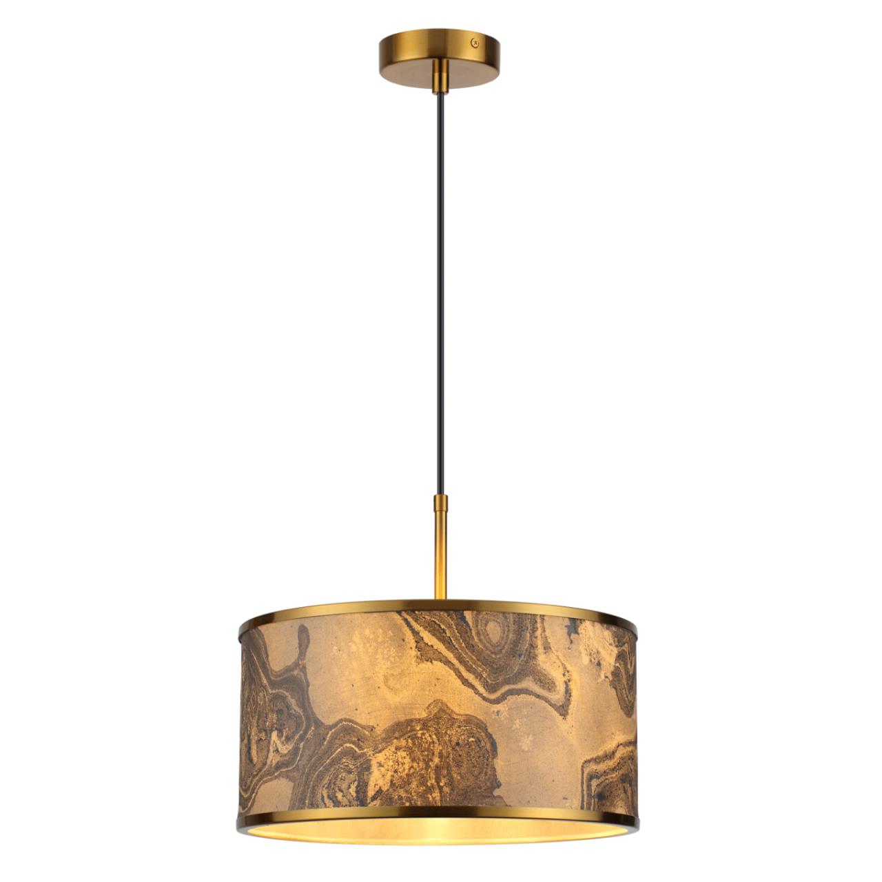 Подвес 38*38*202,9 см, 1 Е27*10W, Odeon Light Bergi, античная бронза 5064/1