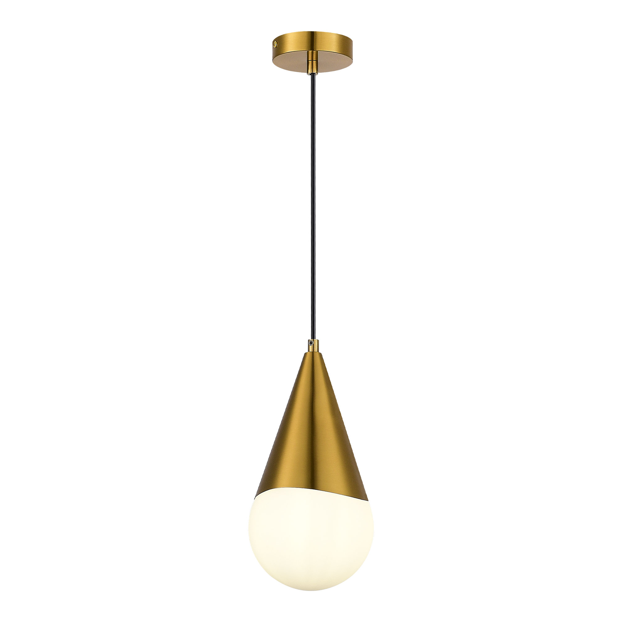 Светильник подвесной FIORI 1*E27 EVOLUCE SLE1197-203-01 золотистый