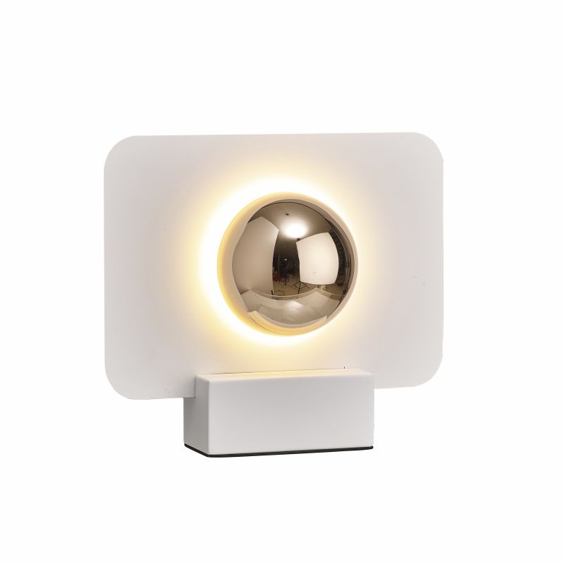Настольная лампа 25*9,6* см, LED 8W 3000K белый Mantra Alba 8415