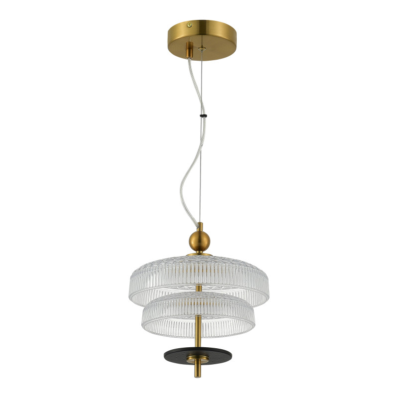 Подвесной светильник 25*180 см, LED, 8W,  3000К, ST-Luce Oriental SL6122.313.01 латунный