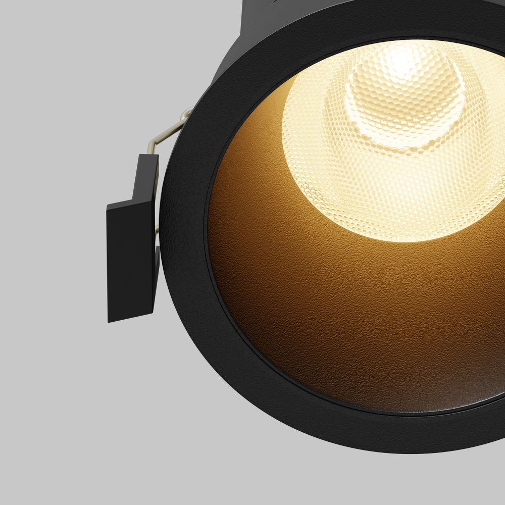 Встраиваемый светильник  DL118-15W-2.7K-B **-11,3 см, *LED*15W, K, Maytoni technical Dip DL118-15W-2.7K-B, Черный