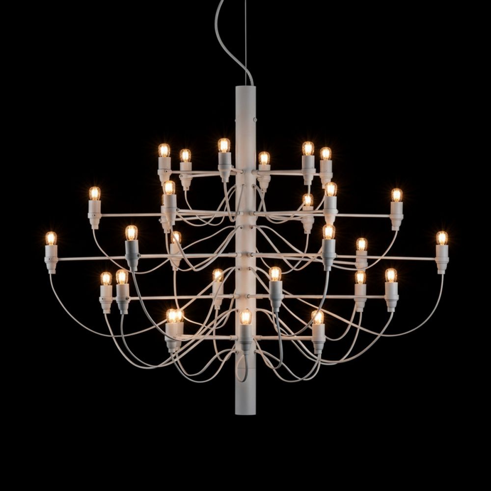 Подвесной светильник 80 см, Loft IT Gino 10196/800 White, белый