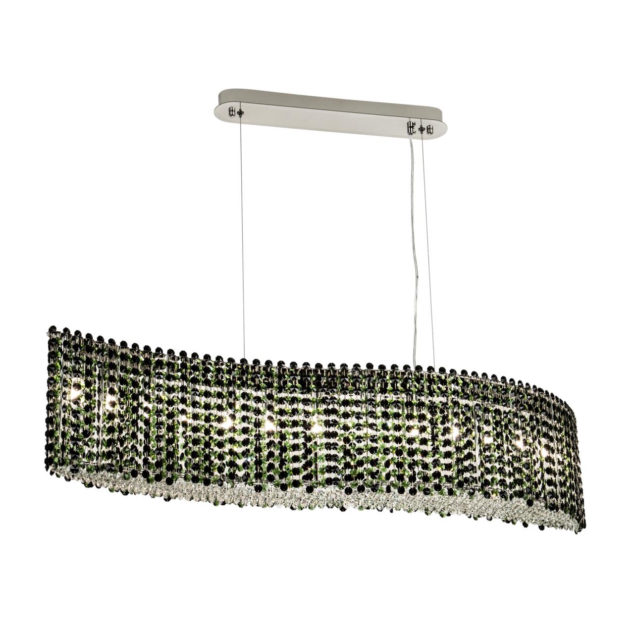 Подвесная люстра 120*20*120 см, G9 14xG9W, Хром MODELUX ML.320.14