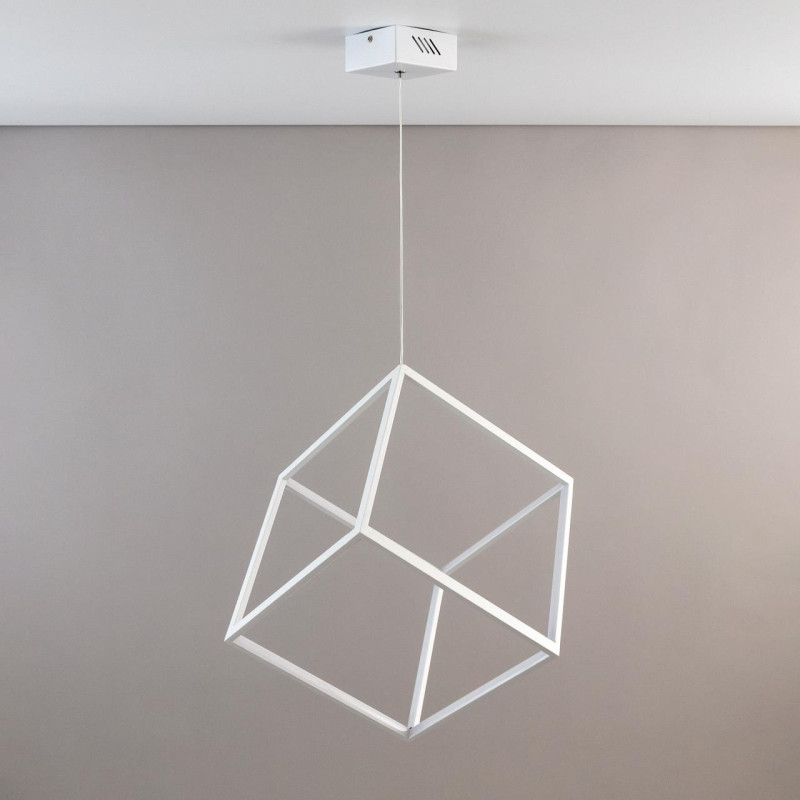 Подвесной LED светильник Citilux Куб CL719300 Белый, 40W*4000K