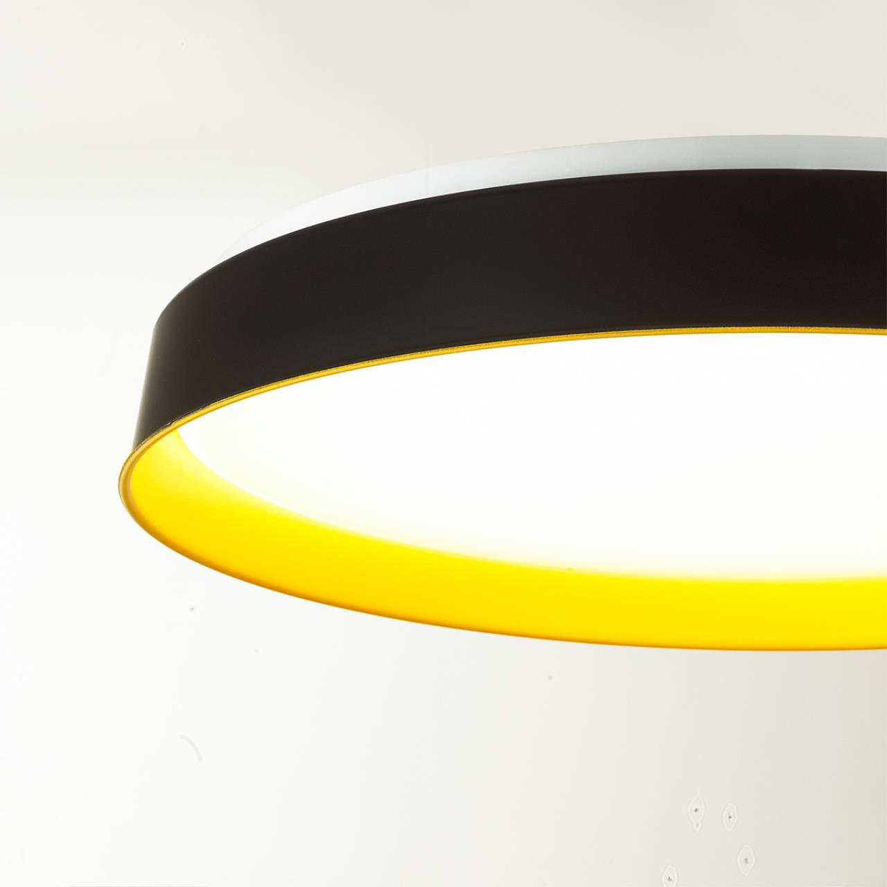 Cветильник 50 см, LED 1*70W, 3000-6000 К, Sonex Tuna Yellow 7711/EL, белый/желтый