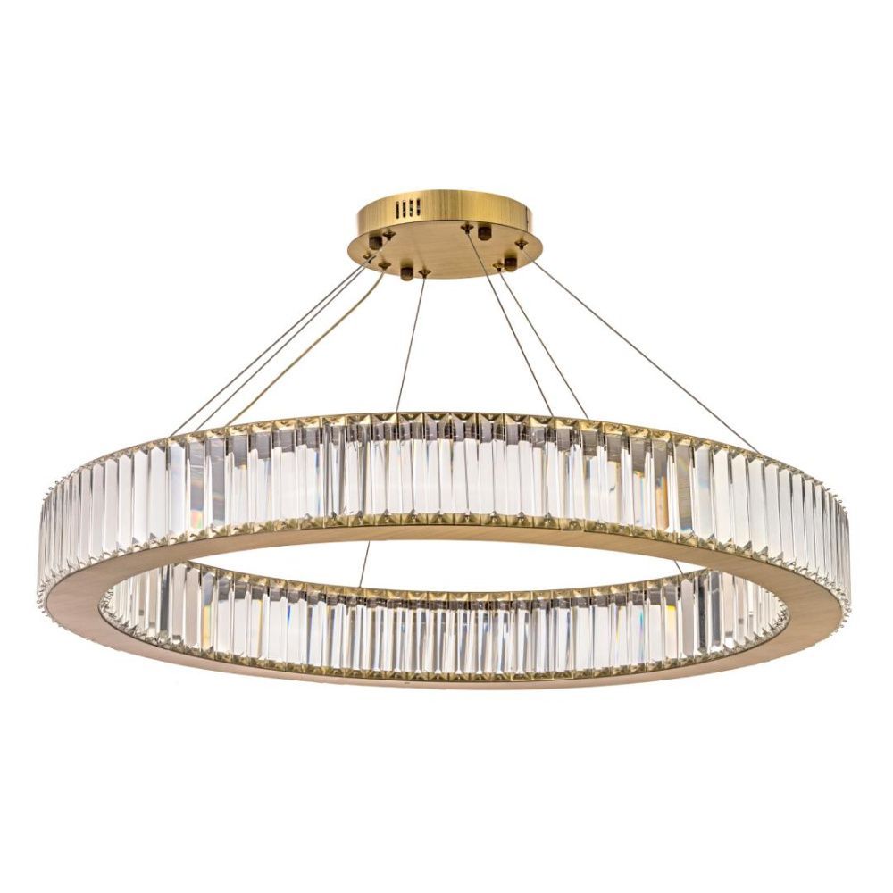 Люстра подвесная *80* см, Led лента*LED*36W, 3000/4500/6000 K, Arti Lampadari Anzio Anzio L 1.5.80.100 A, Антик