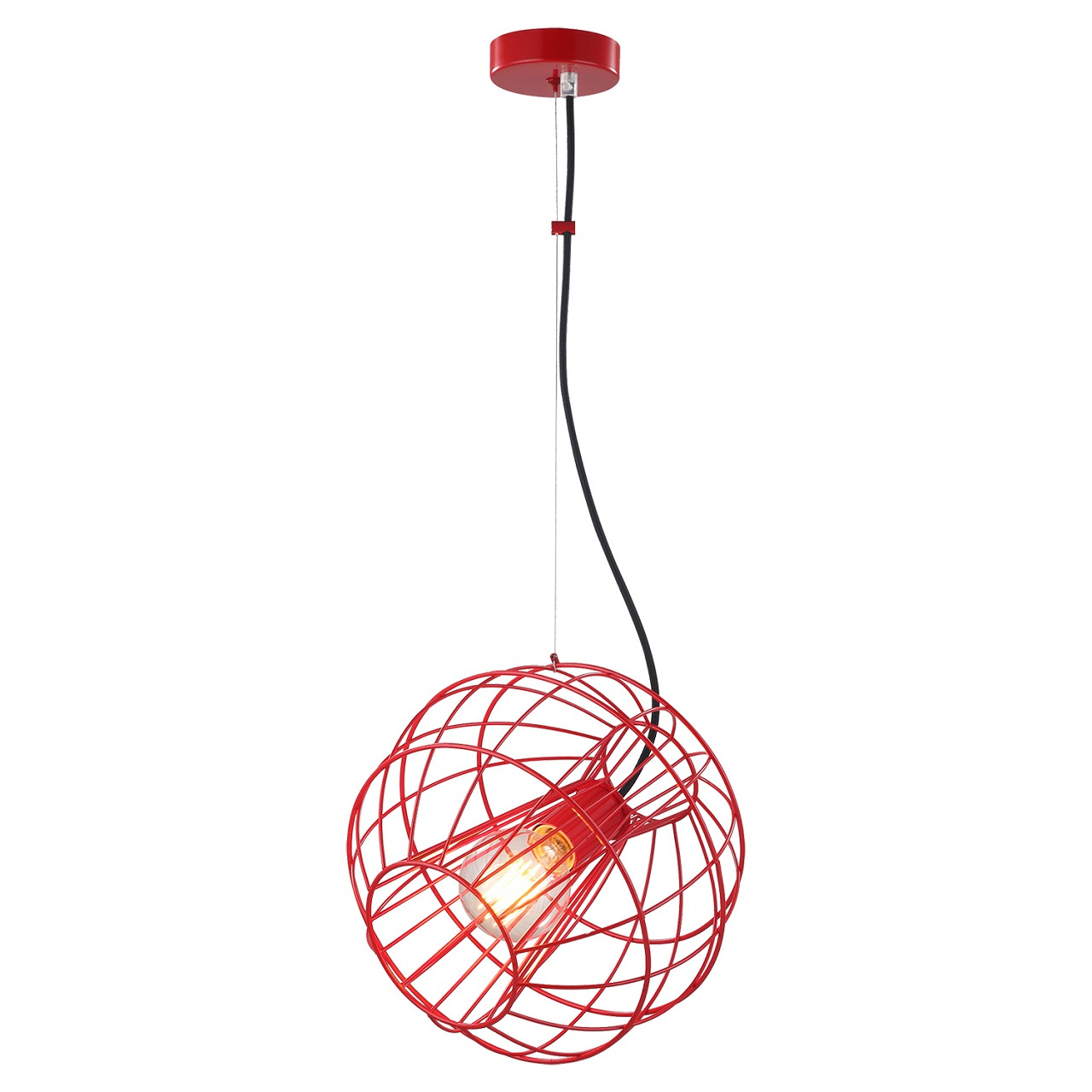 Подвесной светильник Lussole GRLSP-9934, красный