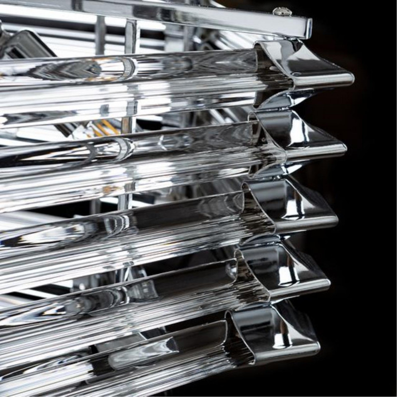 Люстра подвесная 60 см Arte lamp Caravaggio Хром A1059SP-9CC