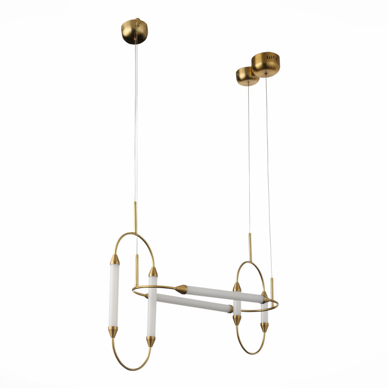 Светильник подвесной 77*42 см, 36W 3000K ST LUCE OLBIA SL6004.303.06 Латунь