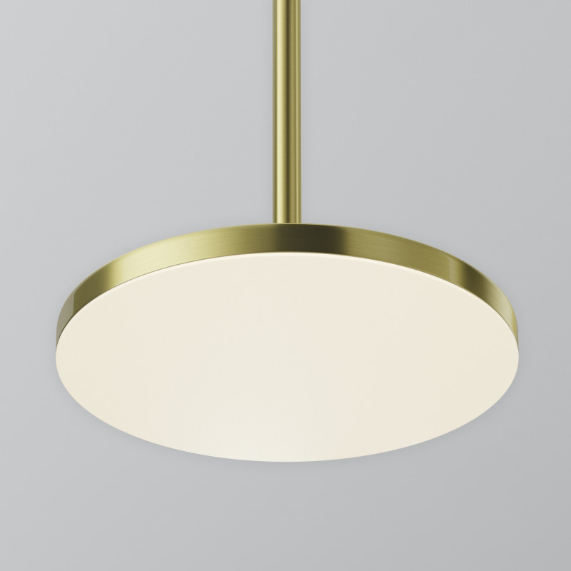 Светильник 19 см, 12W, 4000K, Maytoni Plato P076PL-L12W4K-BS, латунь