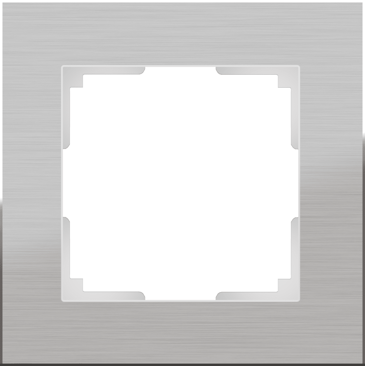 WL11-Frame-01 / Рамка на 1 пост (алюминий), 4690389073625