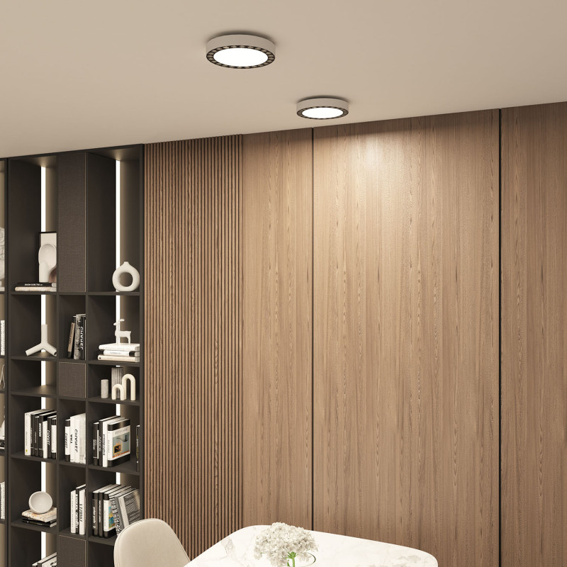 Накладной светильник *21,7*2,3 см, LED * 36W, 4000K, Denkirs Dual DK2841-WB, белый