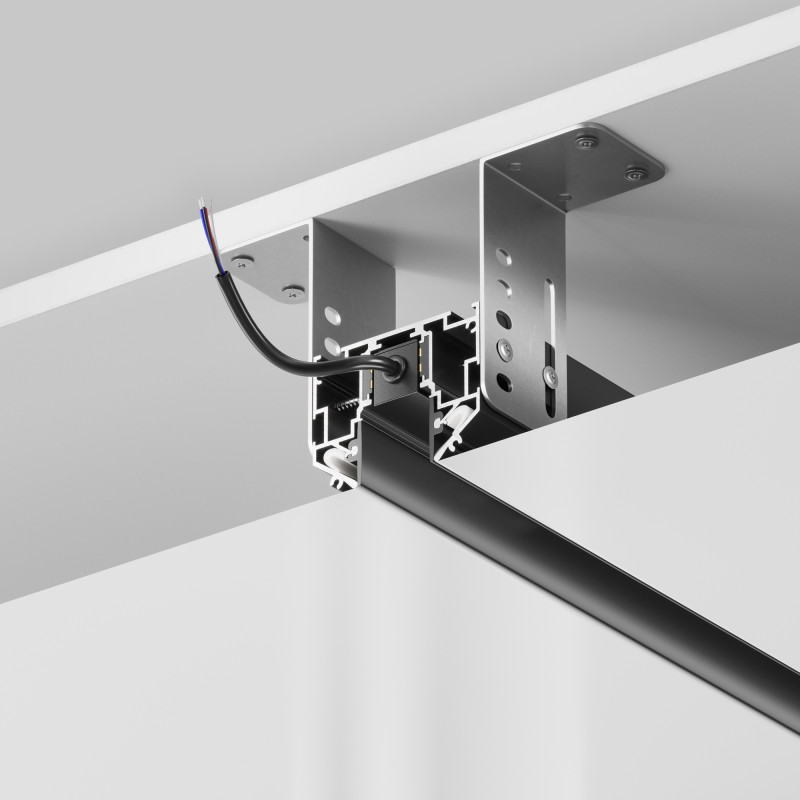 Шинопровод 200 см встраиваемый для натяжного потолка Maytoni Busbar trunkings Exility TRX034-SCH-422B, черный