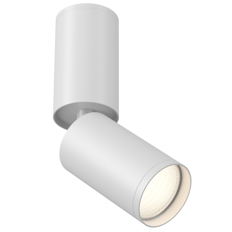 Светильник 5*5 см, GU10 10W, Maytoni Focus S C051CL-01W, белый