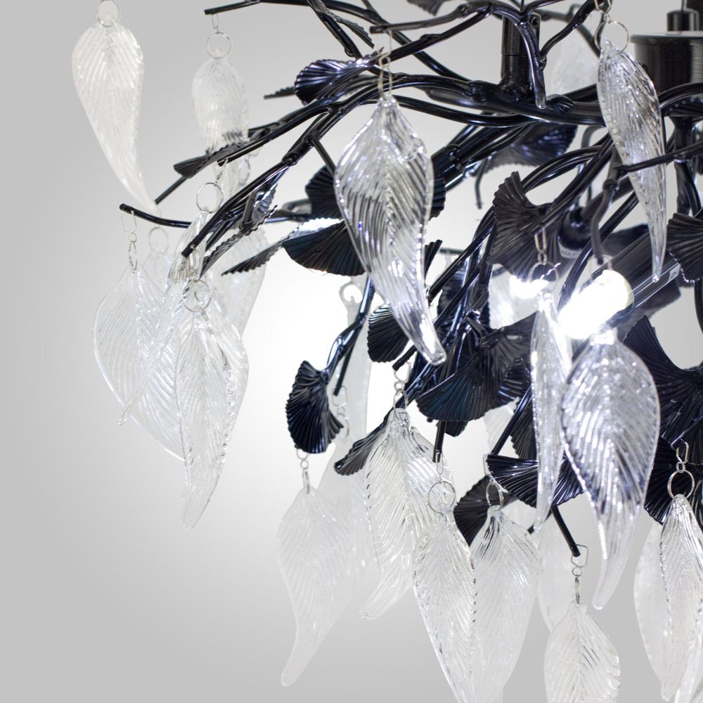 Люстра подвесная WOODSTAR L1200 BK