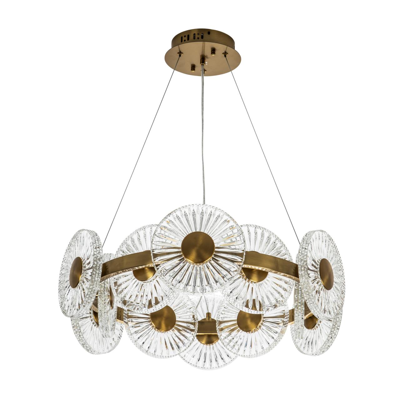 Подвесная люстра *63*150 см, LED 144W, 3000 / 6000K, Бронза MODESTYLE MS.1831.12 AB